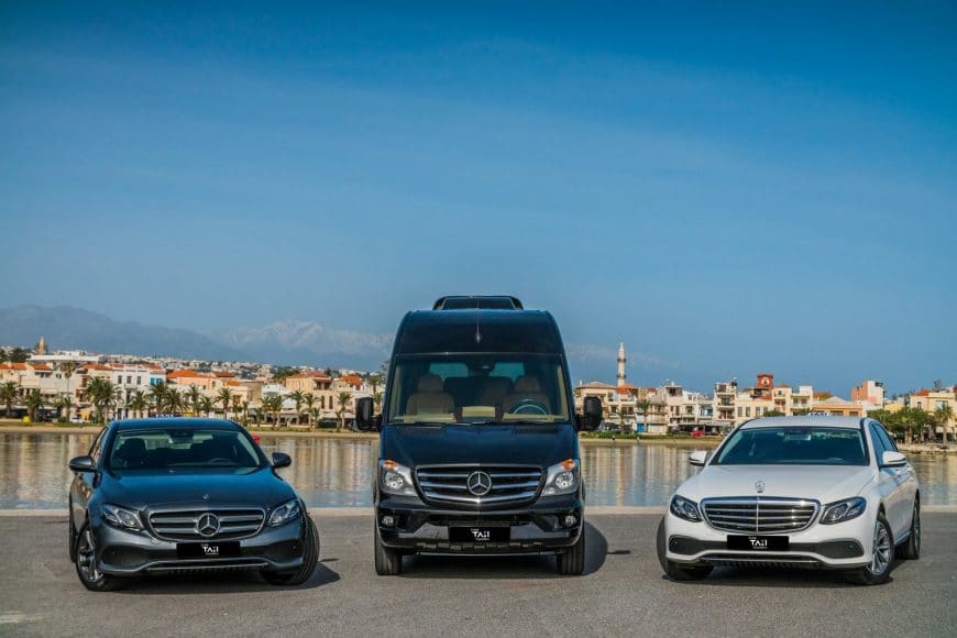 Book a transfer in Crete. Offering Taxi, Mini Van and Mini Bus transfer services in Crete